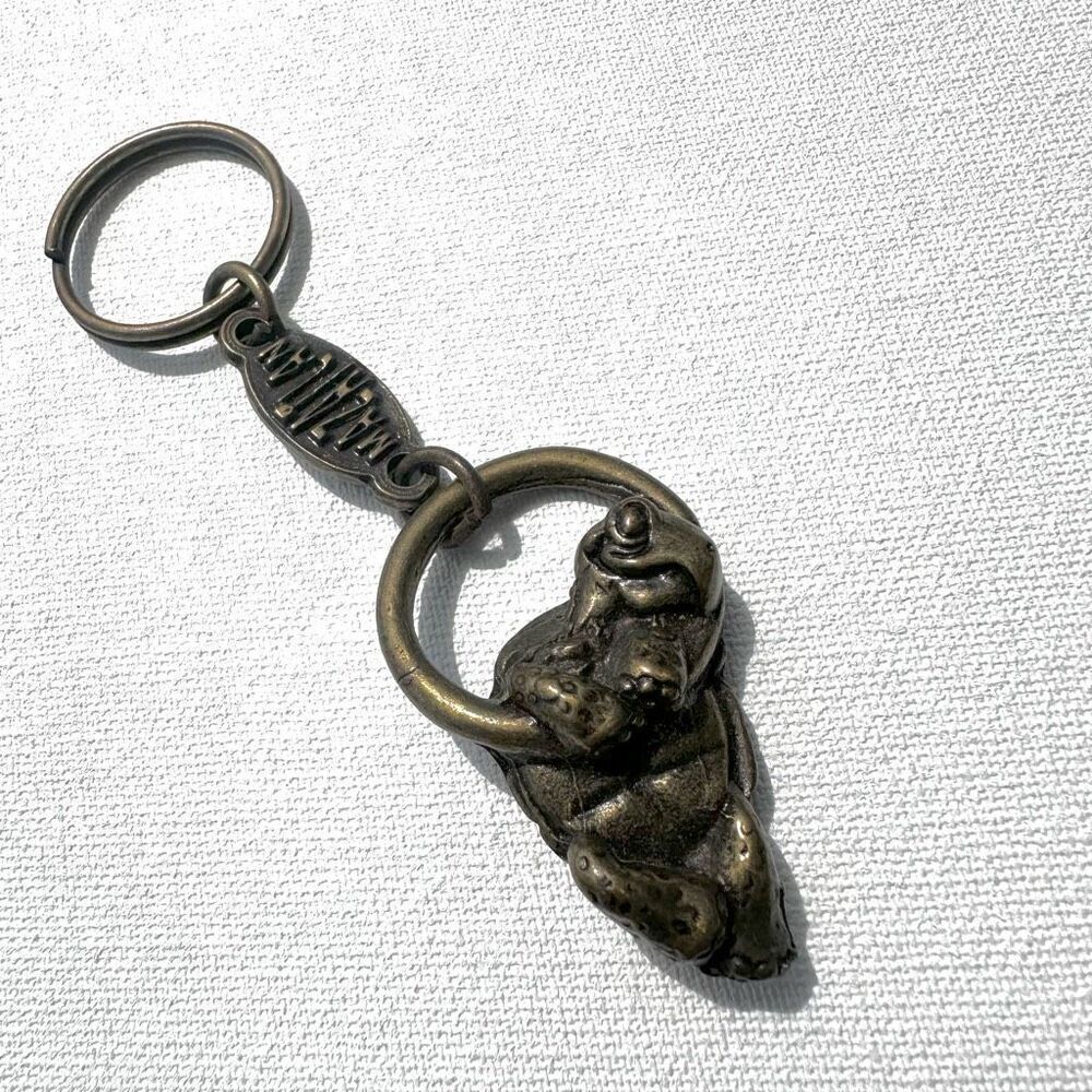 Mazatlan brass turtle keychain - Picture 7 of 7